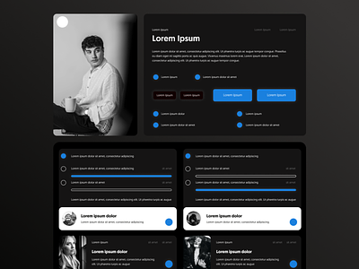 Simple Profile UI design #DesignUnder30