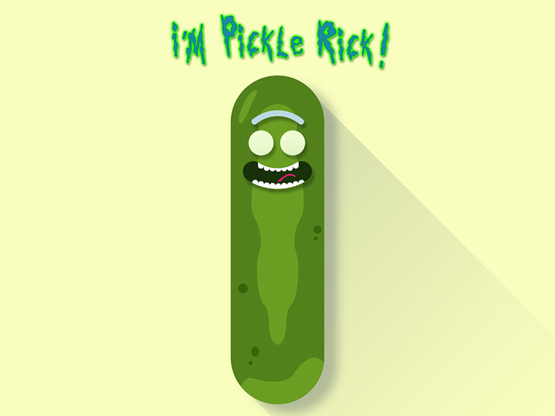 Download Pickle Rick by Raikchak Ha Reang on Dribbble