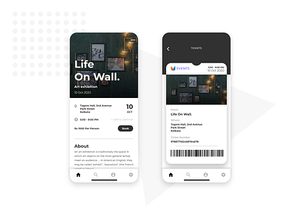 UI Design: Event Booking Application