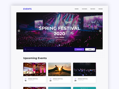 Events Website: Spring Festival