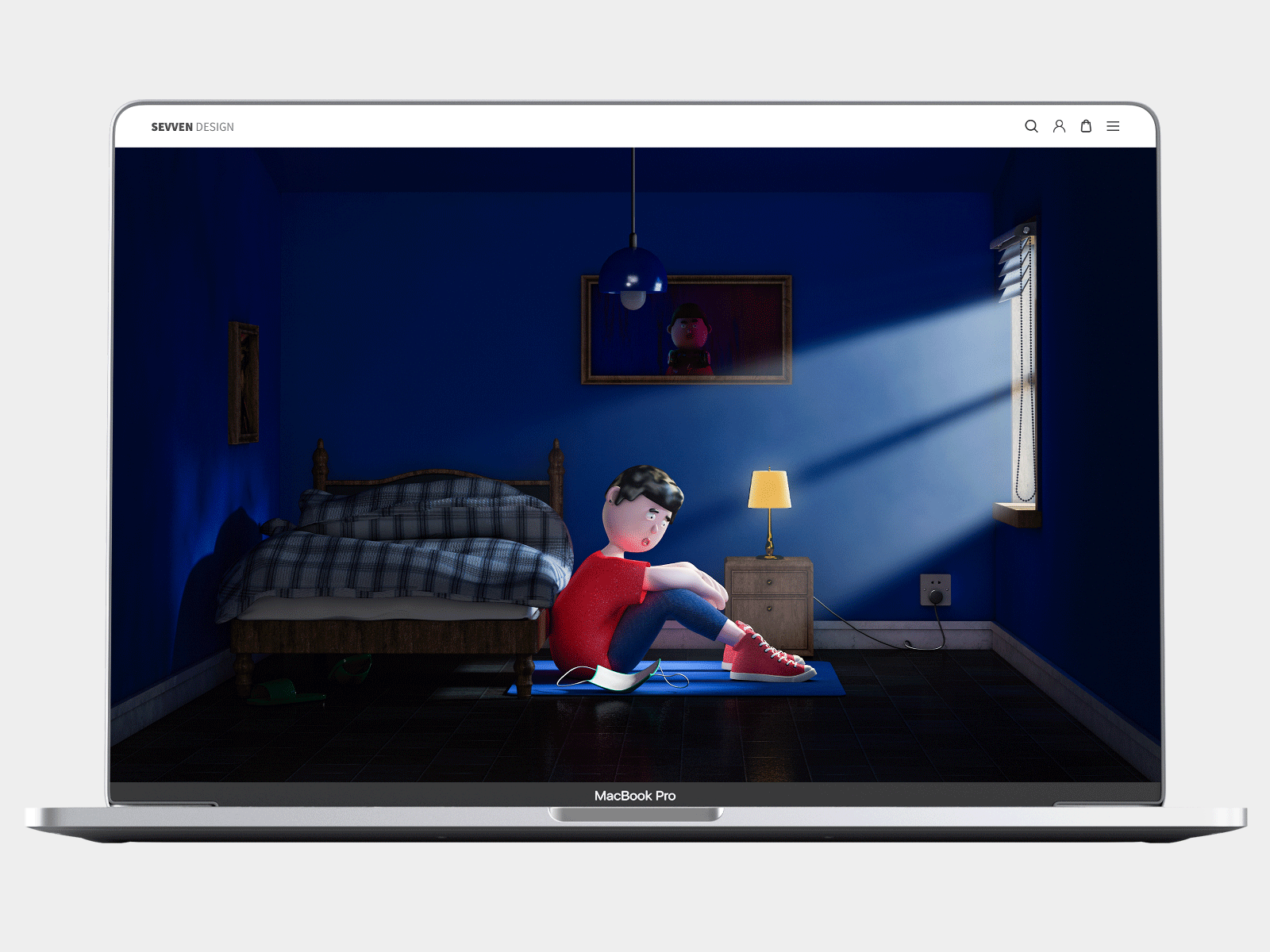 孤独的自由 3d animation art bedroom blue house c4d character design coronavirus disease freedom house illustration illustration logo lonely melancholy red texture typography vector