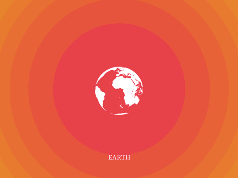 被掏空的地球 ae、地球、旋转、地图、圆、运动、动效 earth