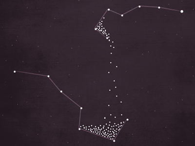 Find Your True North big dipper cognition constellation illustration little dipper stars