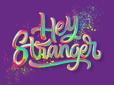 Painterly Lettering 2.0 hand drawn letters hand lettering lettering painterly typography
