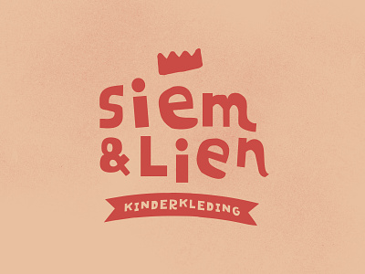 Logo Siem en Lien - Kids wear branding clothing brand clothing label idenity kids logo
