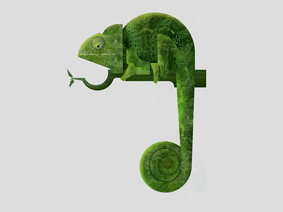 Animals Series Chameleon Anis Khaneev 800x600 animal art character digital art illustrartion lizard shape texture