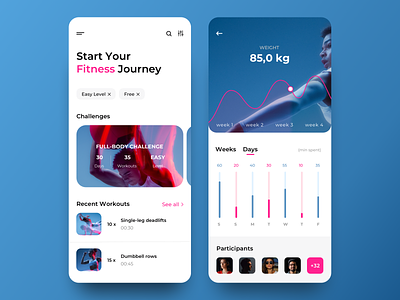 Fitness App UI Design