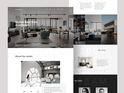 Interior & Architecture Website Template