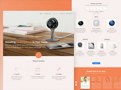 Smart Home Page