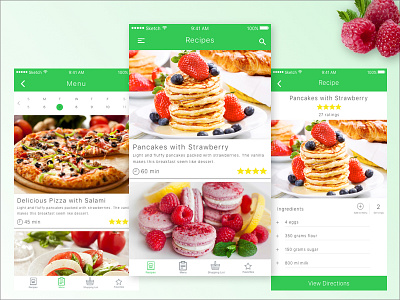 Eat Good Food Mobile App app design eat food free landing mobile page ui ux website