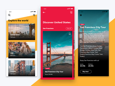 2 Dribbble Invites & Travel Mobile App app design invite mobile modern travel ui ux