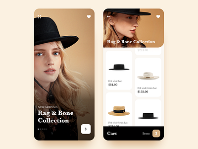 Fashion Mobile App UI