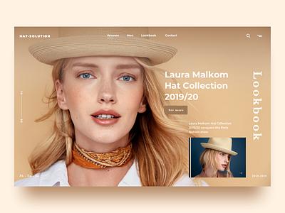 Fashion Landing UI concept design fashion landing minimal page product product page ui ux web website