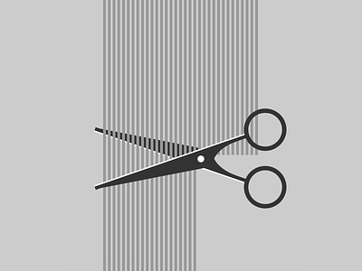 Single div CSS haircut #divtober clip code css cut hair haircut illustration scissors