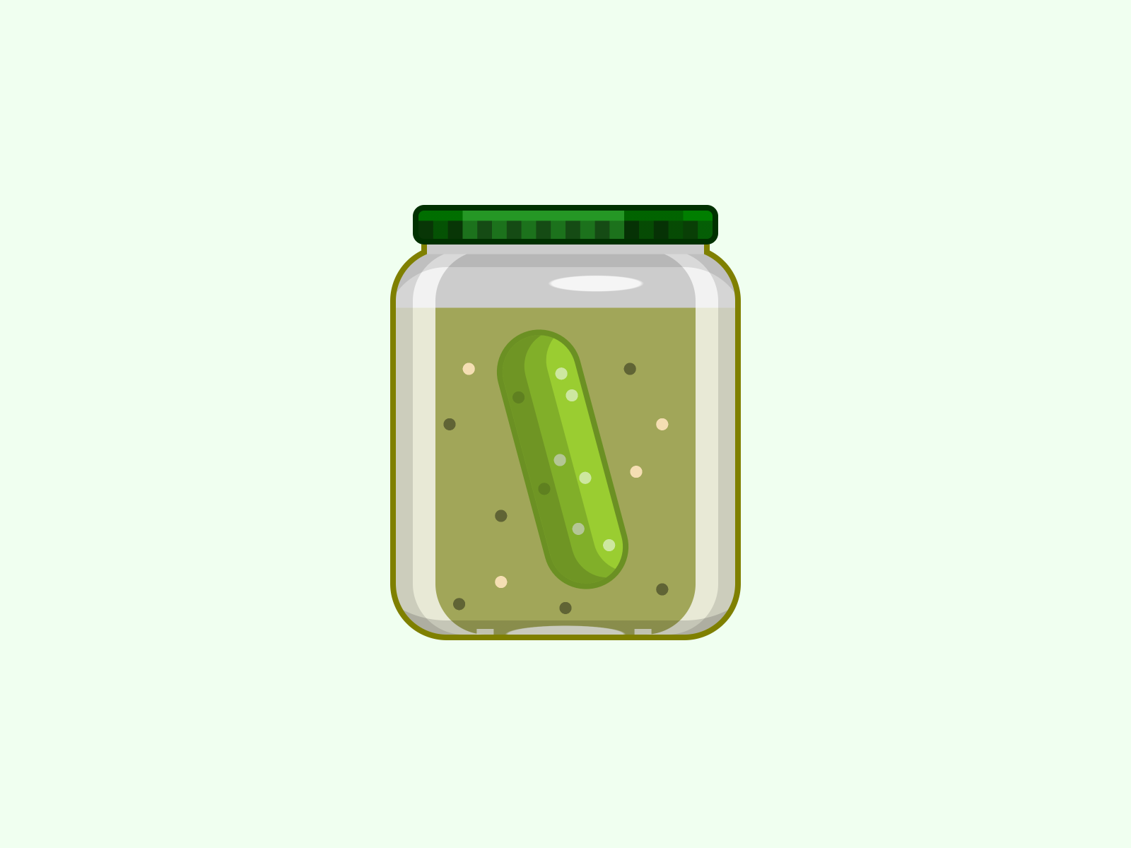 pickle jar drawing