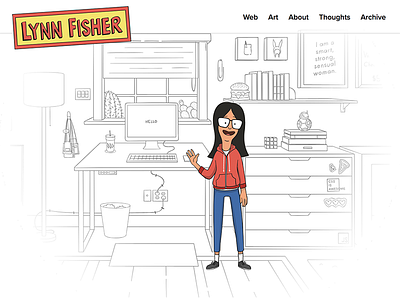 Portfolio Refresh 2018 animation bobs burgers illustration responsive web
