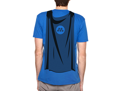 Interactive Superhero cape superhero t shirt