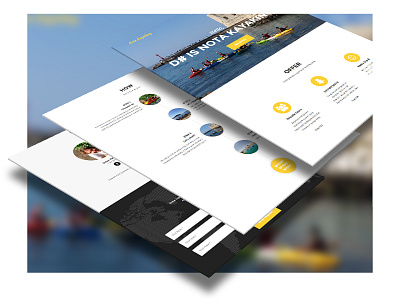 Nota Kayaking Web android design ios iphone mobile mobile design responsive web web design