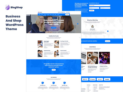 Best Free Business WordPress Theme BlogShop blog blogshop business business template business theme creative design ecommerce ecommerce shop shop themeforest woocomerce woocommerce theme wordpress wordpress developer wordpress theme