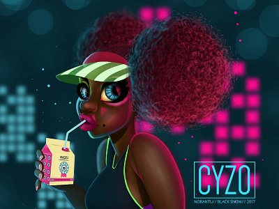 CYZO | BLACKSNOW | NOBANTU digital painting drawing.digital art gaming illustration.art lighting painting