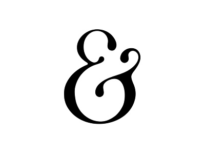 Ampersand ampersand design glyph typeface