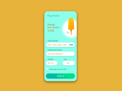 Day 2 (Credit Card Checkout) - Daily UI Challenge