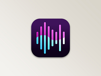 Day 5 (App Icon) - Daily UI Challenge 5 app app icon audio challenge daily daily ui daily ui 005 day day 5 editing edition gradients icon music sound ui