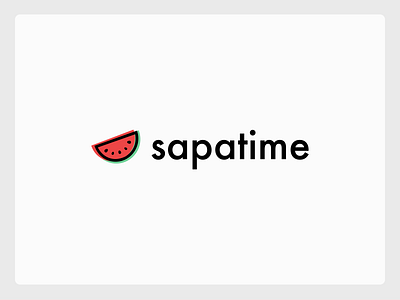 Sapatime - watermelon logo design part 2