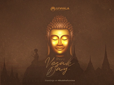 Buddha Purnima | Happy Vesak Day 2020 banner adobe illustrator advertising banner banner ad banner ads banner design branding buddha purnima buddhism buddhist creative creative design design gautam buddha graphics design ui design uiwala