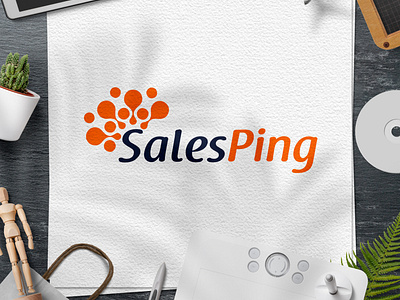 SalesPing logo Design