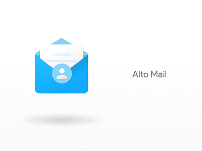 #7 - Alto Mail alto app design email gmail icon mail material paperkraft service