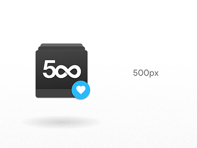 #9 - 500px 500px app design gallery icon likes material paperkraft photography photos picture