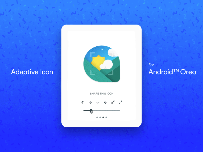 Adaptive Iconography adaptive android design gallery google gradient icon material oreo ui