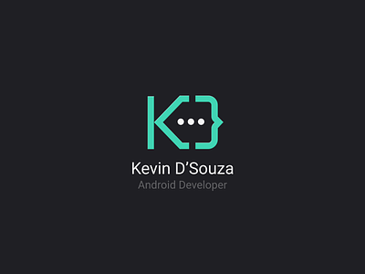 Logo - Android Developer branding dark developer green logo minimal typography