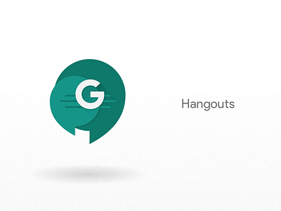 #12 - Hangouts android google icon material message paperkraft social