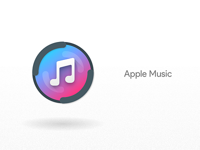 #13 - Apple Music android apple icon material music paperkraft streaming