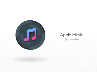 #14 - Apple Music Alt android apple icon material music paperkraft streaming