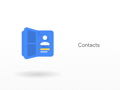 #20 - Contacts android contacts google icon material paperkraft people