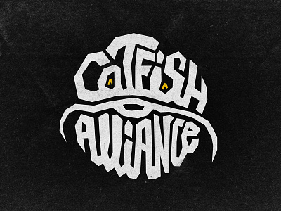 Catfish Alliance Logo alliance band catfish hand lettering logo