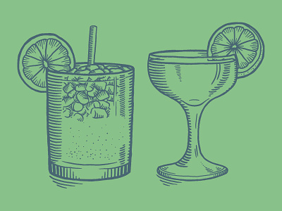 Cocktails cocktails drinks illustration margarita