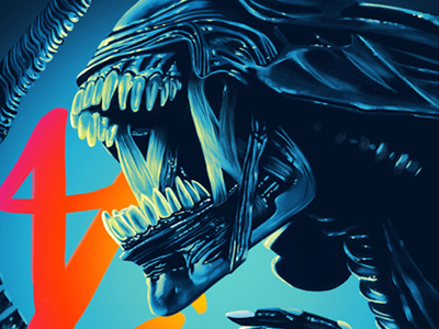 Alien alien digital arts digital painting illustration movie