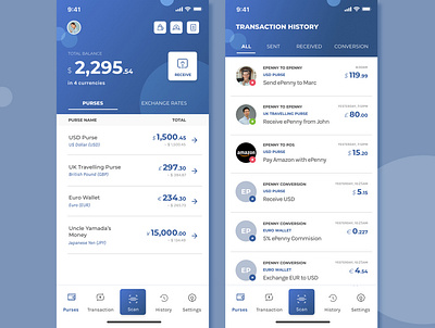 EPenn next coin a manager application redesign app illustration ui ux web