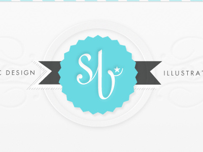 My Webpage Header blue embossed logo modern webpage