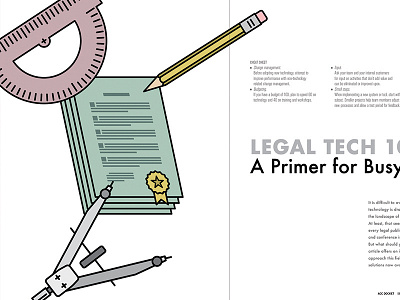 Parts of a Contract Article - AC Docket September architecture contract magazine poster style tools typography