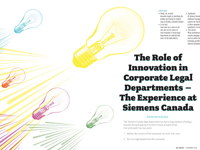 Innovation Feature for ACC Docket November - 2018