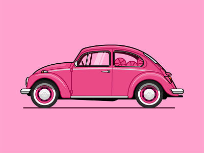 Dribbble VW Beetle