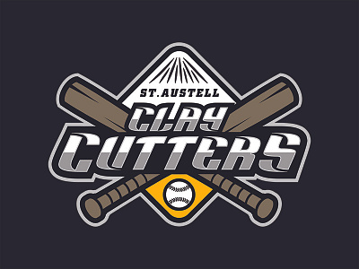 UK Baseball Logo Design baseball illustration logo logotype sports type uk