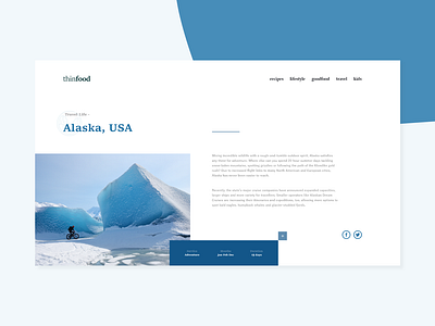 Blog Concept - Alaska Travel Adventures