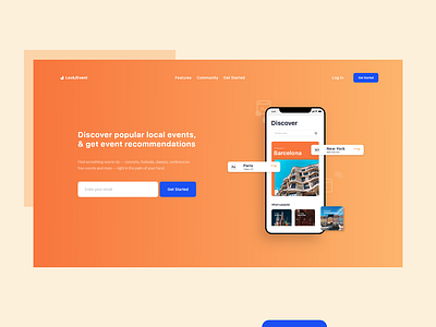 Event App - Landing Page