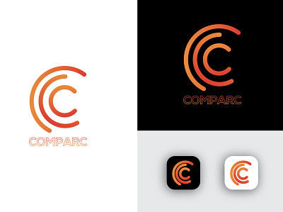 Comparc Logo brand identity branding graphic design icon illustration logo vector